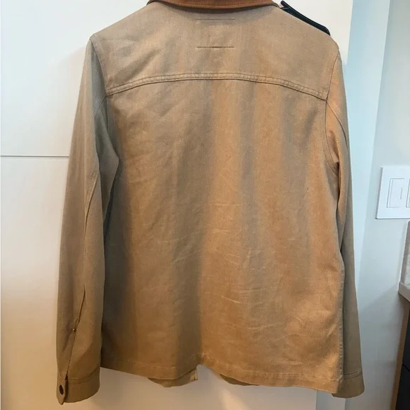 G-Star Men’s Tan Jacket with Brown Corduroy Collar
